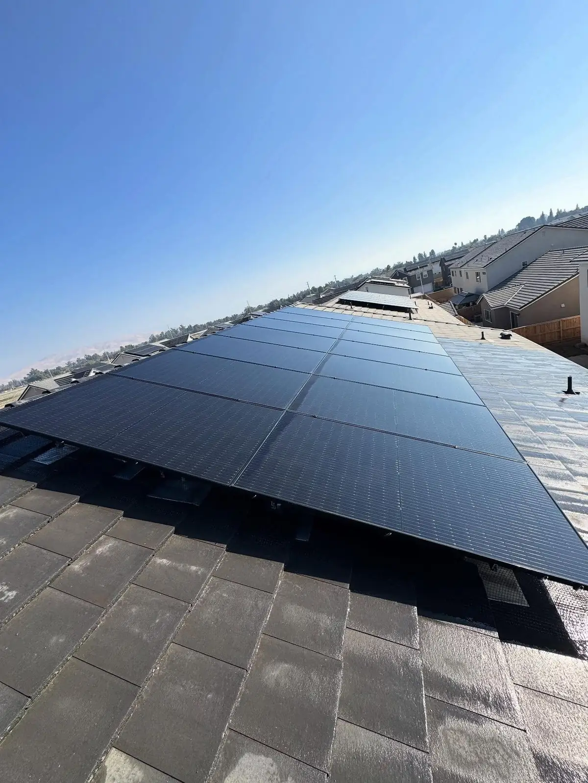 A1 Solar Cleaning work
