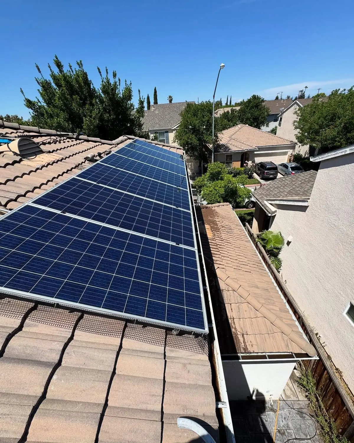 A1 Solar Cleaning work